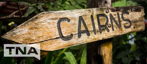 Cairns Sign in North Queensland Australia